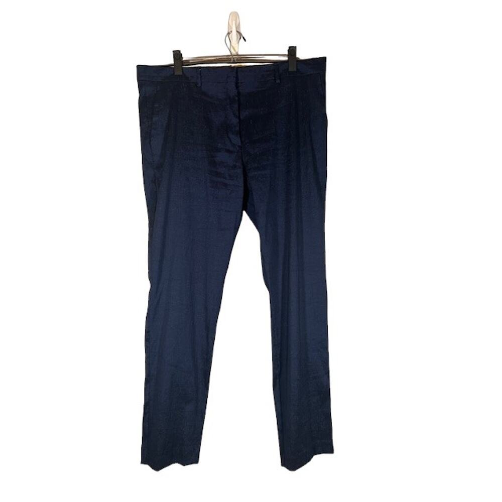 Manuel Ritz Blue Classic Dressy Formal Suit Pants Men
